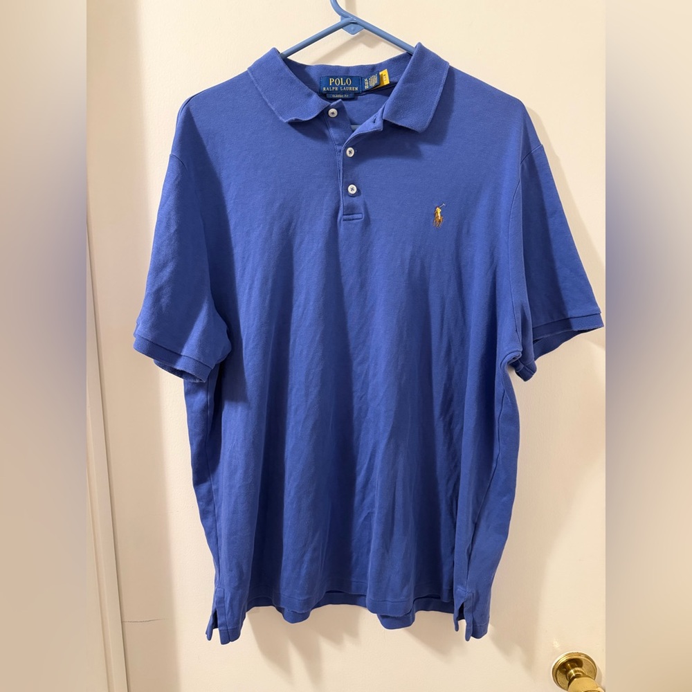 Polo Ralph Lauren
Cotton Mesh Classic-Fit Polo Shirt Rich Blue SZ XL UGC
